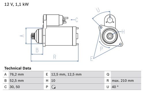 Motorino avviamento bosch - motorino,